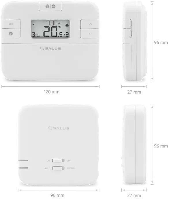 Безжичен стаен термостат Salus RT510RF