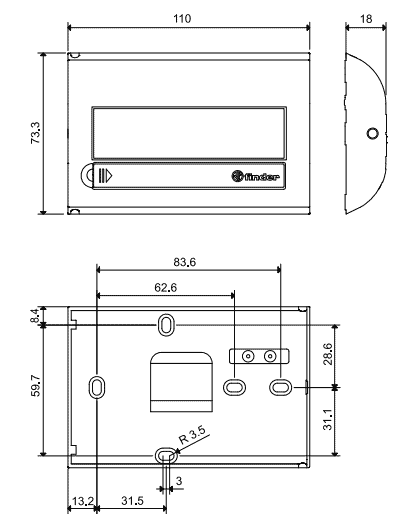 Стаен термостат Finder 1C 71