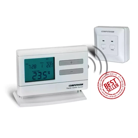 Безжичен стаен термостат Computherm Q7RF: програмируем