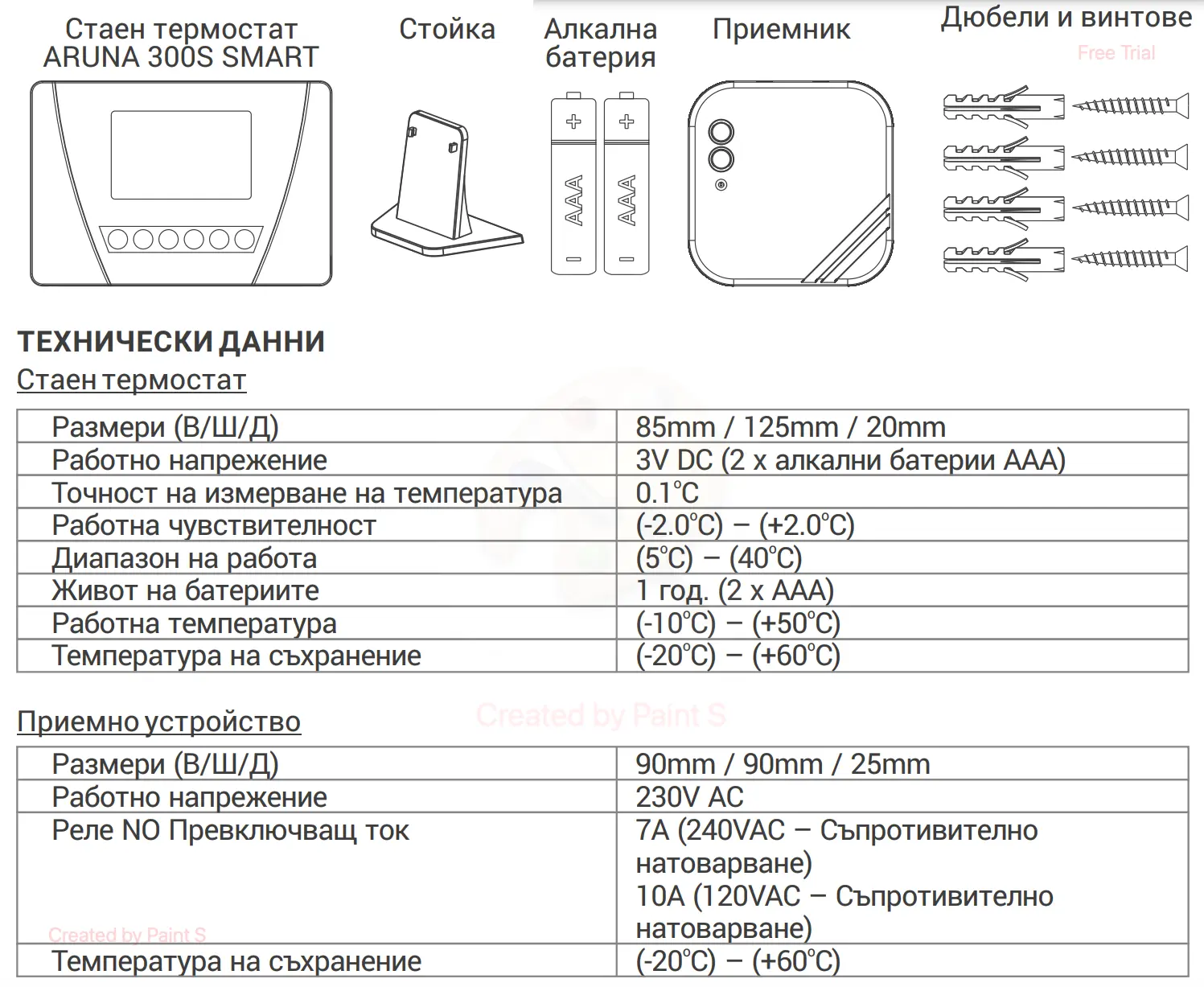 Интернет термостат GENERAL Aruna 300S WiFi